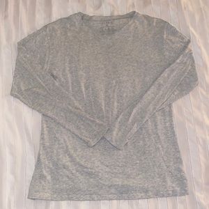 SERRA xl basic long sleeve v-neck top